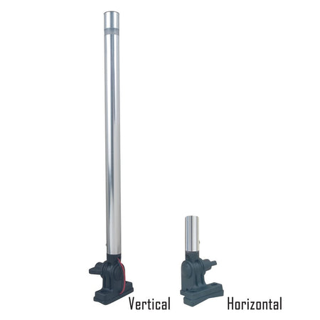 Perko 14" Folding Mount Pole Light - White All Round Light - Get Tight Gear