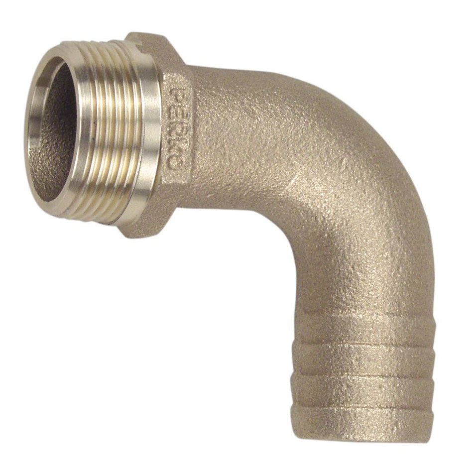 Perko 2" Pipe to Hose Adapter 90 degree Bronze MADE IN THE USA - Get Tight Gear