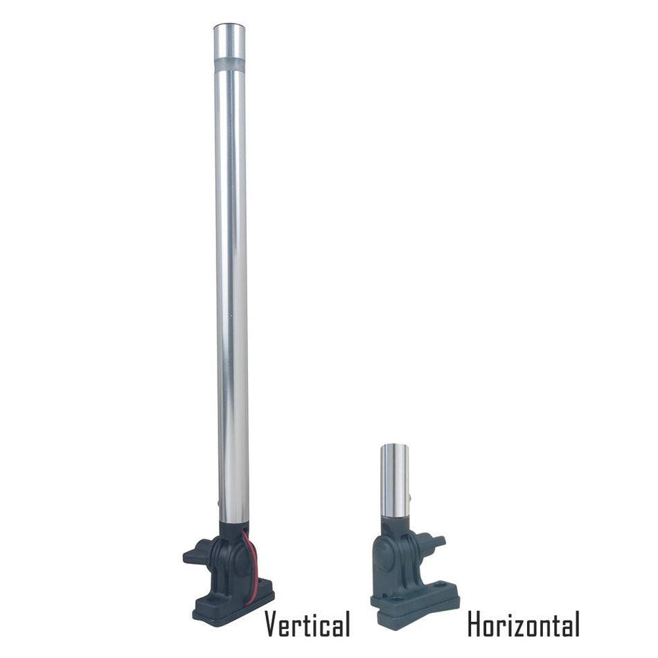 Perko 24" Folding Mount Pole Light - White All Round Light - Get Tight Gear