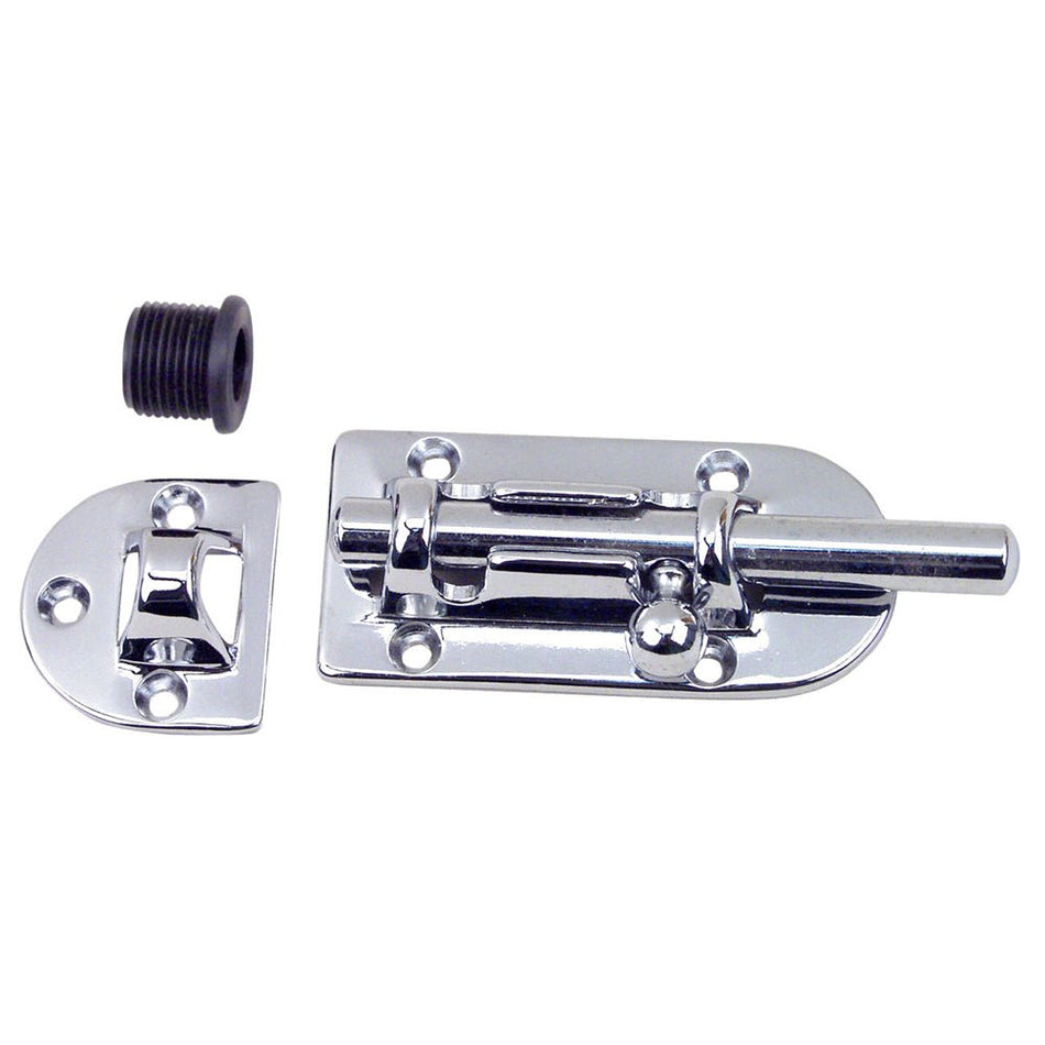 Perko Chrome Barrel Bolt - 5" - Get Tight Gear