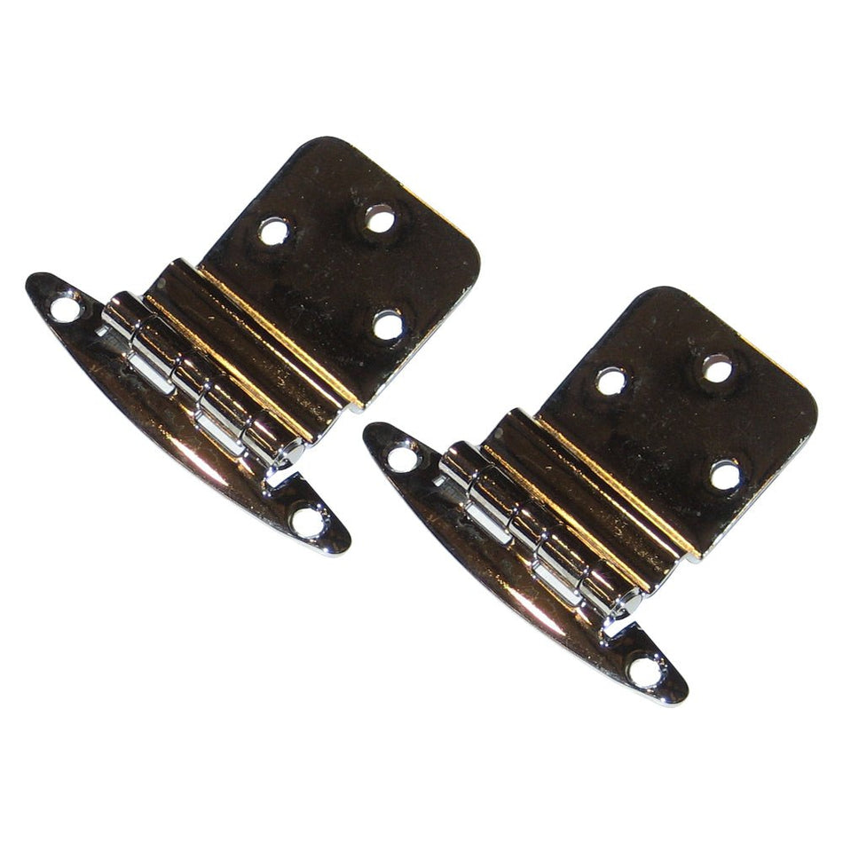 Perko Chrome Plated Brass 3/8" Inset Hinges - Get Tight Gear