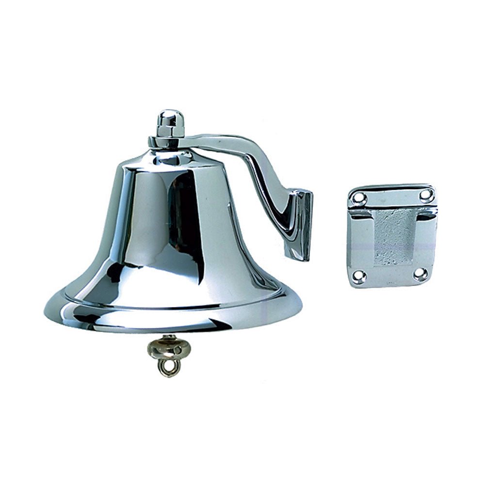 Perko Chrome Plated Bronze Fog Bell - 6" - Get Tight Gear