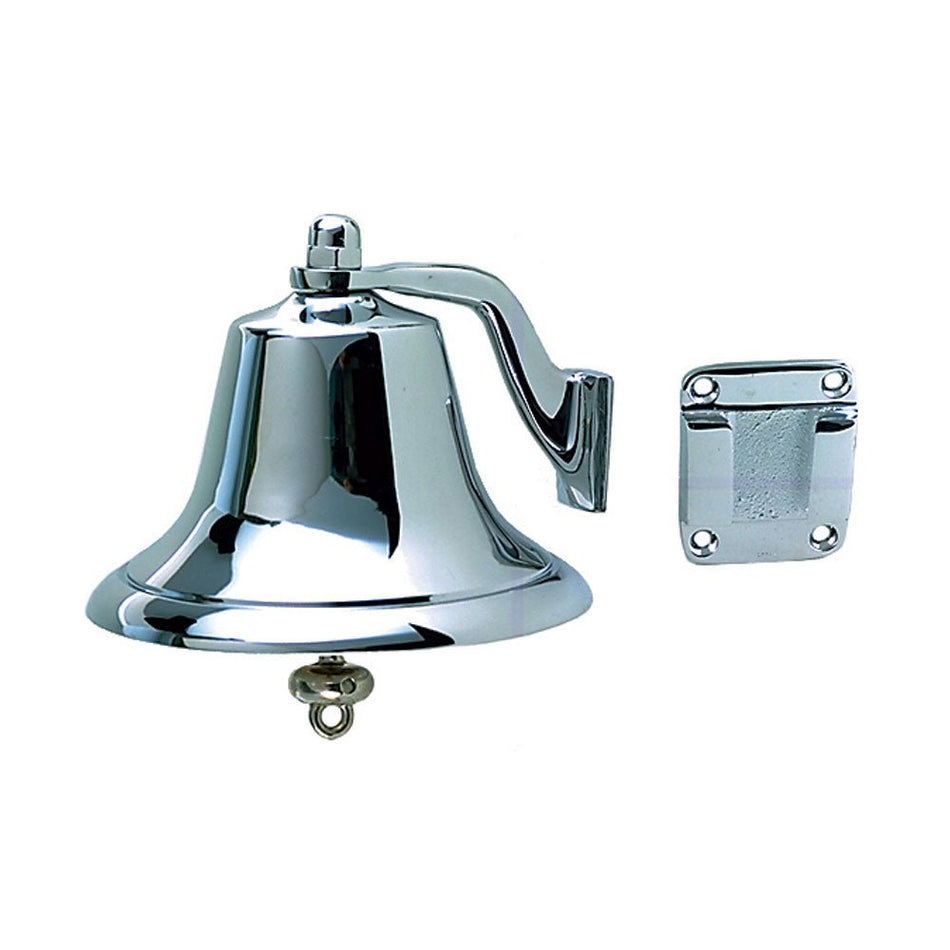 Perko Chrome Plated Bronze Fog Bell - 6" - Get Tight Gear
