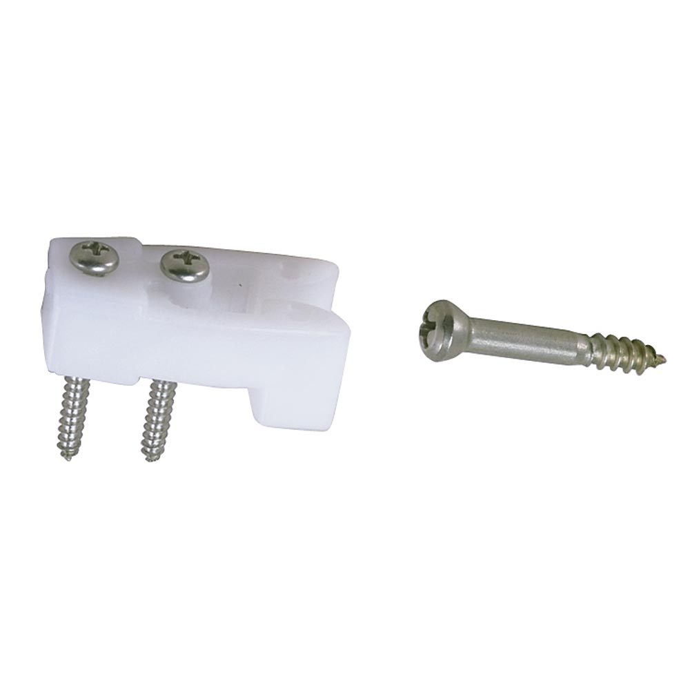 Perko Door Catches - White Nylon/Stainless - Pair - Get Tight Gear