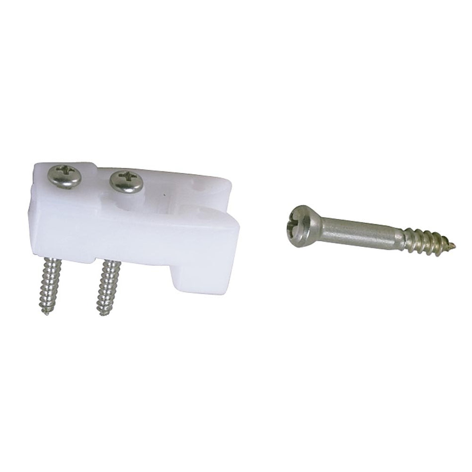 Perko Door Catches - White Nylon/Stainless - Pair - Get Tight Gear