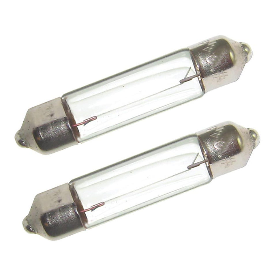 Perko Double Ended Festoon Bulbs - 12V, 10W, .74A - Pair - Get Tight Gear