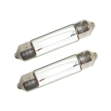 Perko Double Ended Festoon Bulbs - 12V, 10W, .80A - Pair - Get Tight Gear