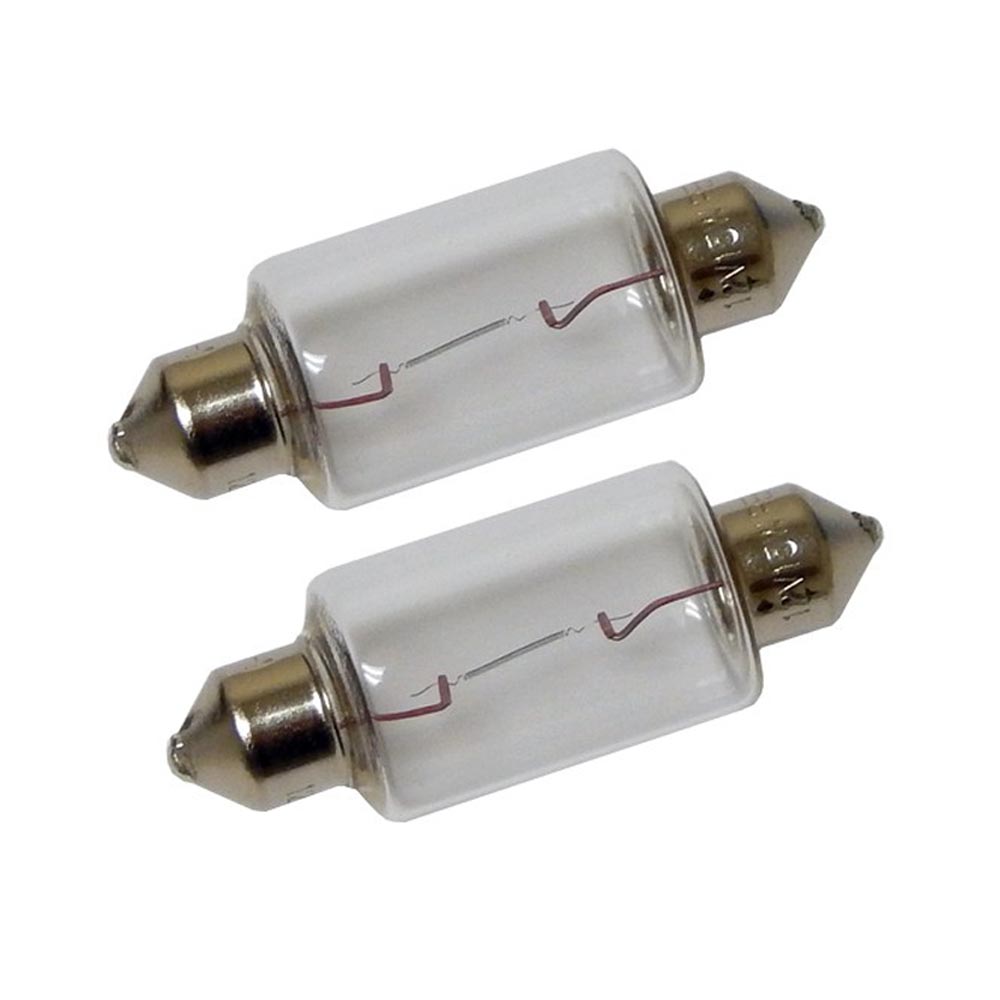 Perko Double Ended Festoon Bulbs - 12V, 15W, .97A - Pair - Get Tight Gear