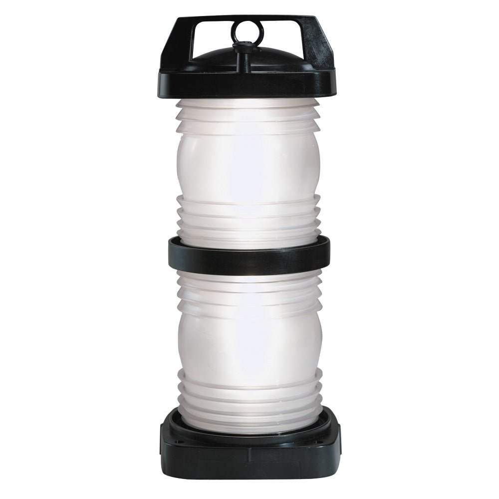 Perko Double Lens Navigation Light - Masthead Light - Black Plastic, White Lens - Get Tight Gear