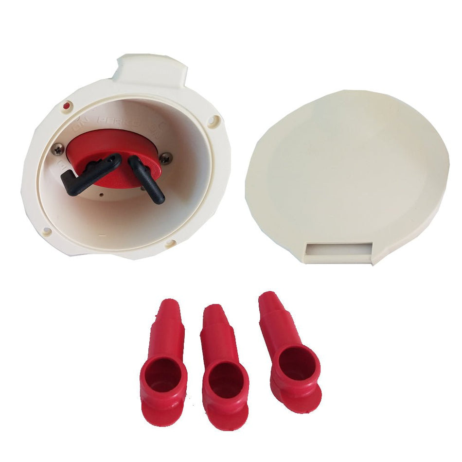 Perko Dual Battery Selector Switch - Cup Mount - Get Tight Gear
