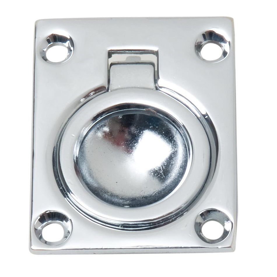 Perko Flush Ring Pull - Chrome Plated Zinc - Get Tight Gear