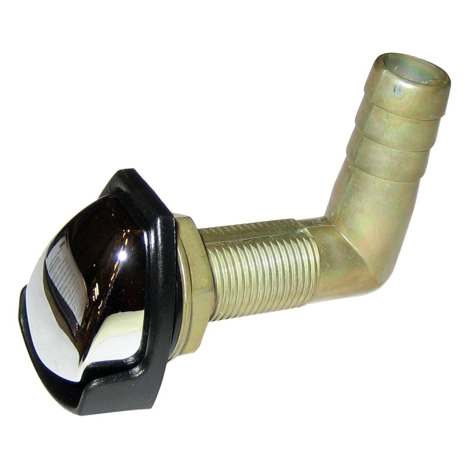 Perko Gas Tank Vent w/Swivel Elbow - Chrome/Black - Get Tight Gear