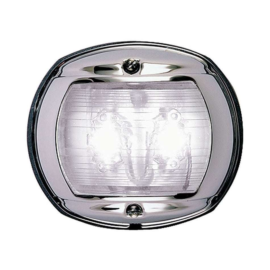 Perko LED Stern Light - White - 12V - Chrome Plated Housing - Get Tight Gear