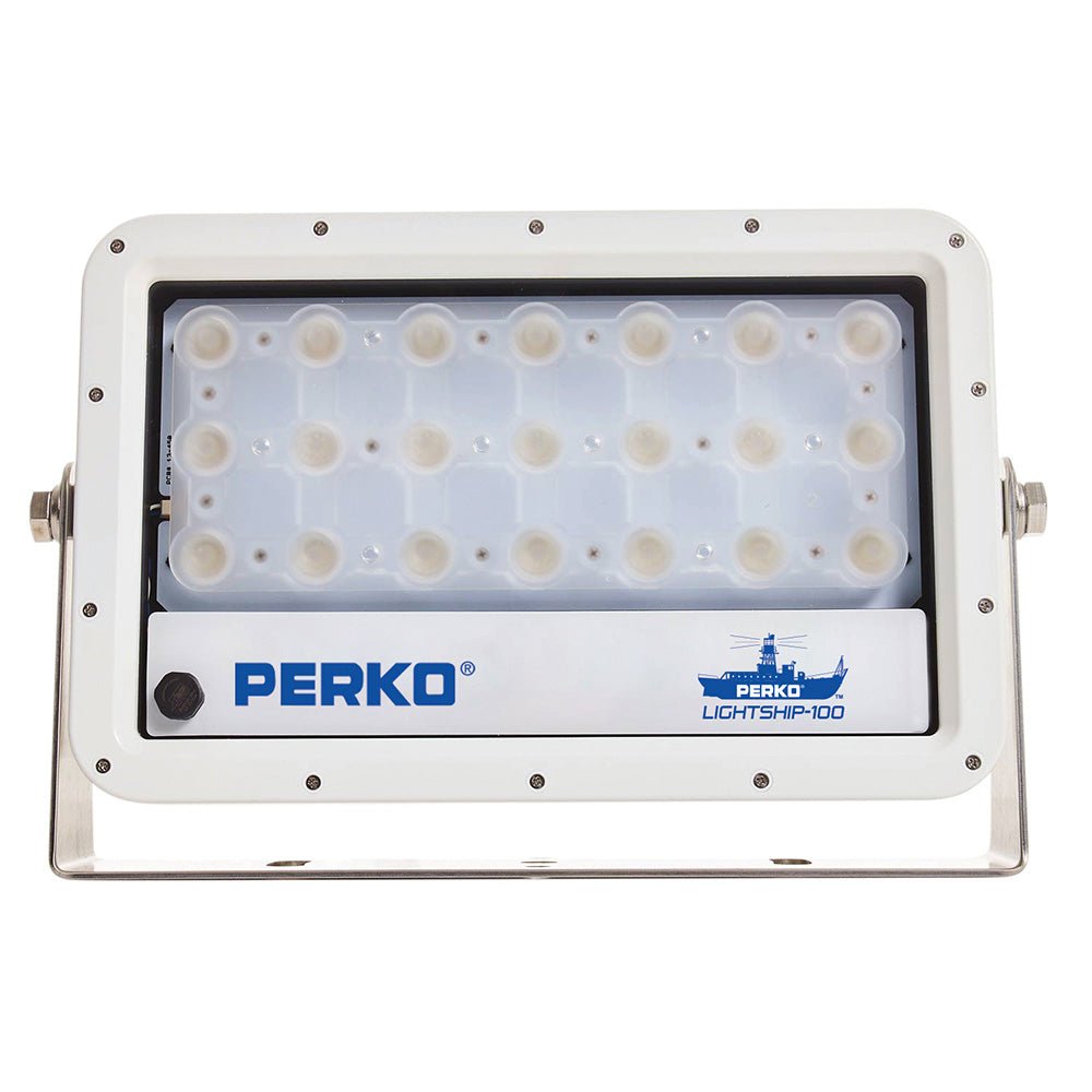 Perko Lightship 100 LED High Performance Floodlight - 12/24V - White - Get Tight Gear