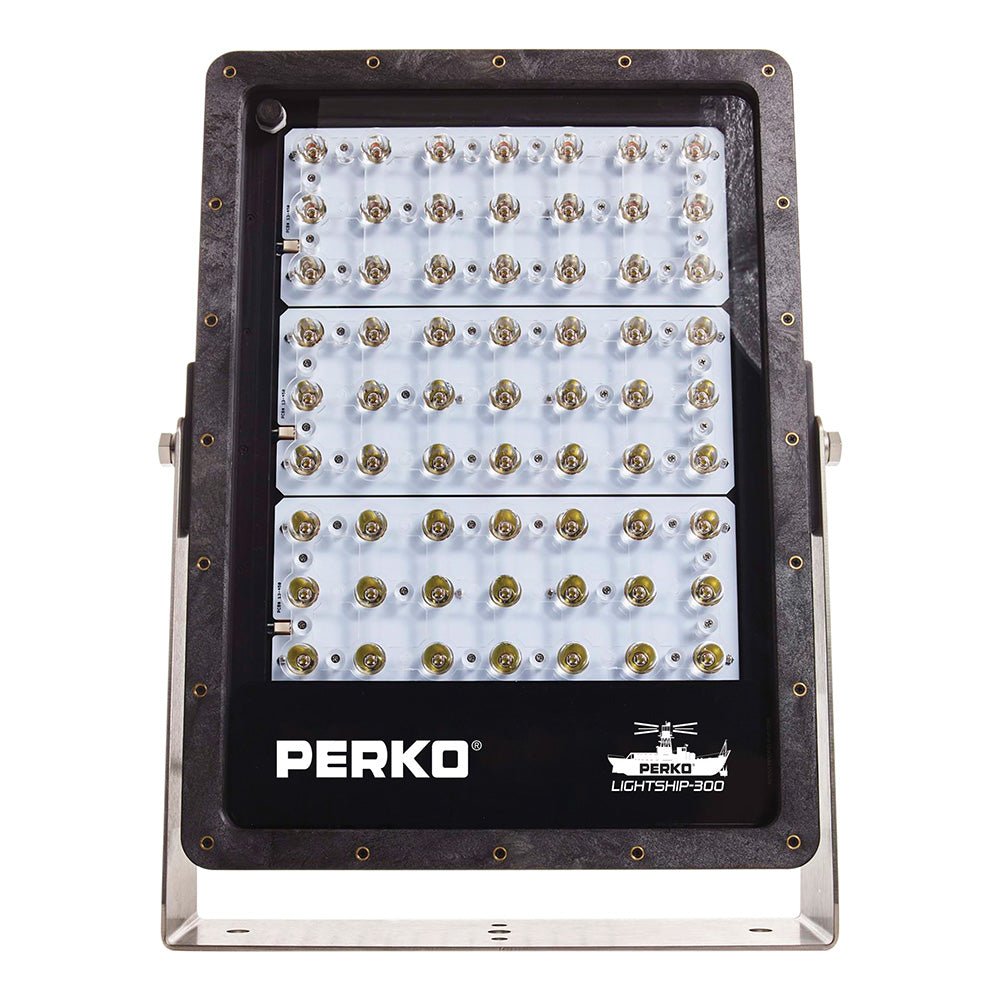 Perko Lightship 300 LED High Performance Floodlight - 12/24V - Black - Get Tight Gear