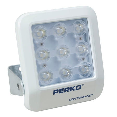 Perko Lightship 50 LED High Performance Spotlight - 12/24V - White - Get Tight Gear