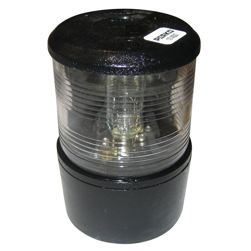 Perko Masthead Light f/Sail or Power Less Than 20M - 12VDC - Black Base Mount/White Light - Get Tight Gear