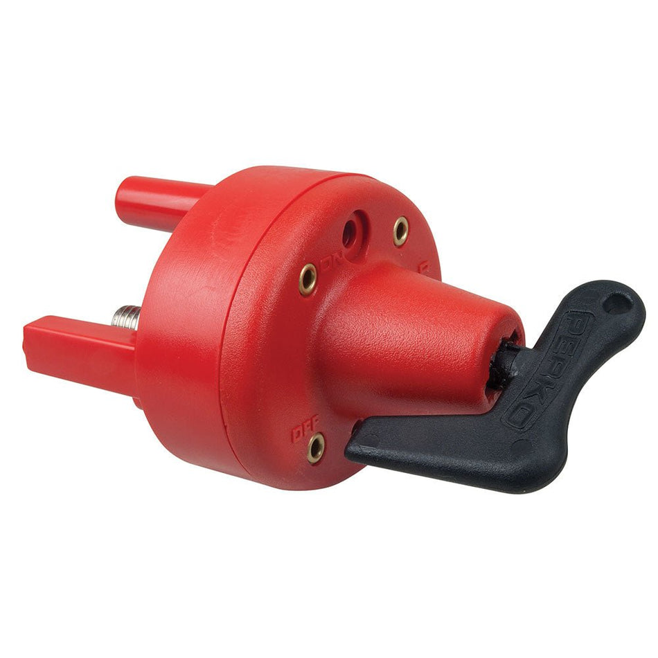 Perko Single Battery Disconnect Switch w/Mounting Ring & Legs - Bulkhead Mount - Get Tight Gear