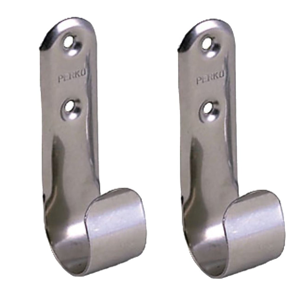 Perko Stainless Steel Boat Hook Holders - Pair - Get Tight Gear