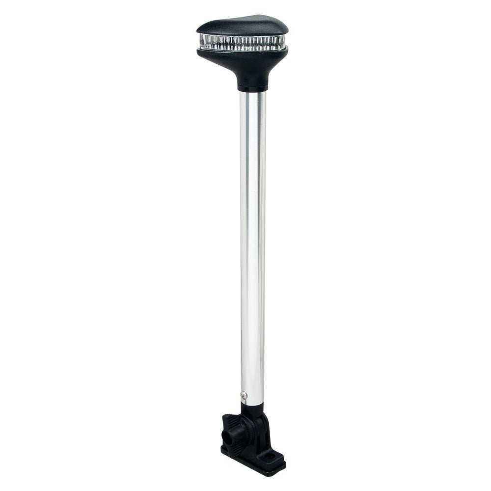 Perko Stealth Series - L.E.D. Fold Down White All - Round Light - Vertical Mount - 13 - 3/8" - Get Tight Gear