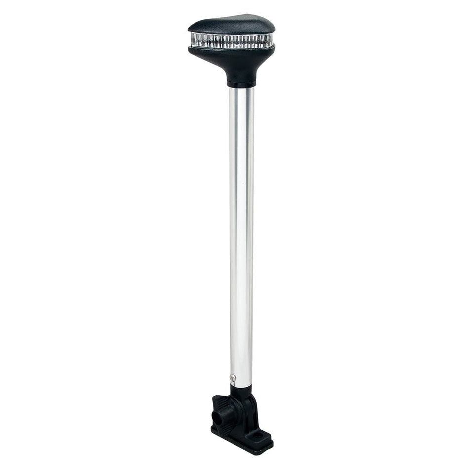 Perko Stealth Series - L.E.D. Fold Down White All - Round Light - Vertical Mount - 13 - 3/8" - Get Tight Gear