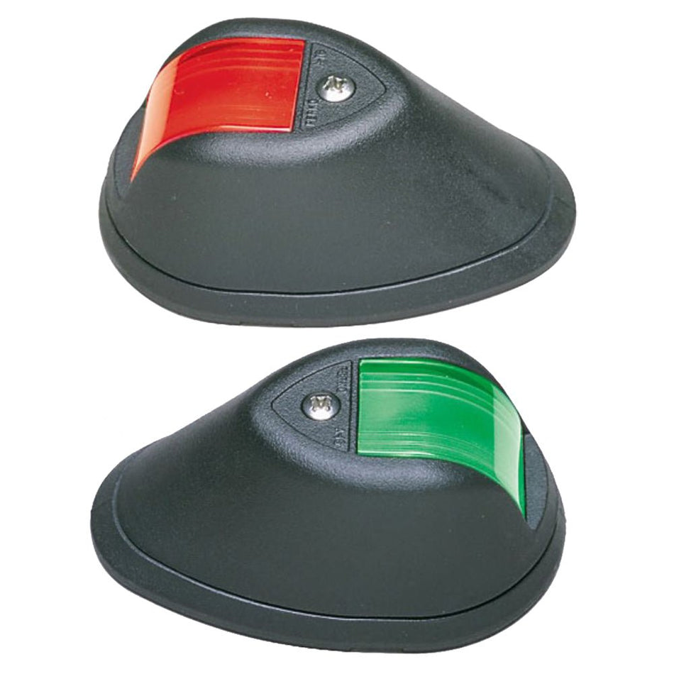 Perko Vertical Mount Side Lights - 12V - Black - Get Tight Gear