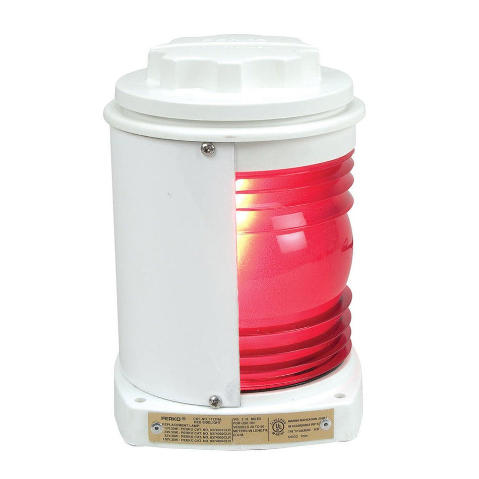 Perko White Plastic Red Side Light - Get Tight Gear