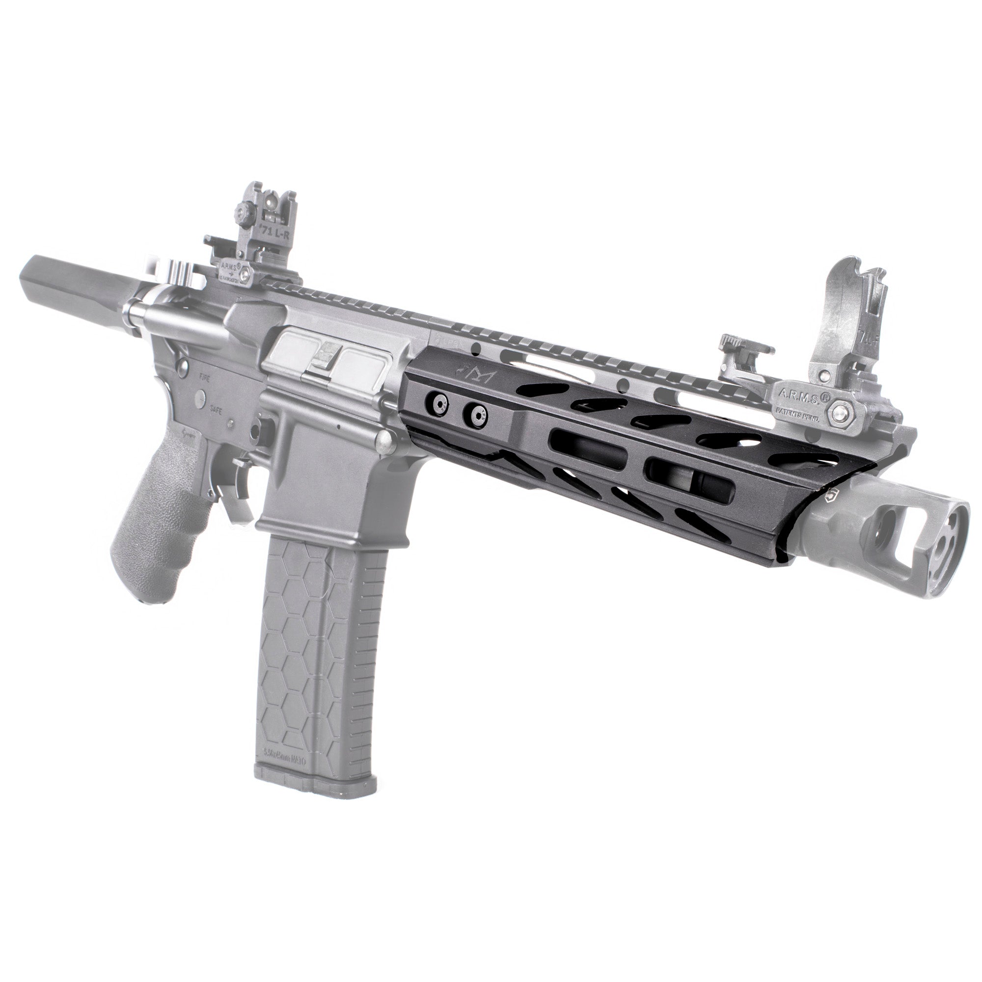 PHASE5 LPSN75 FF MLOK RAIL 7.5 BLK - Get Tight Gear