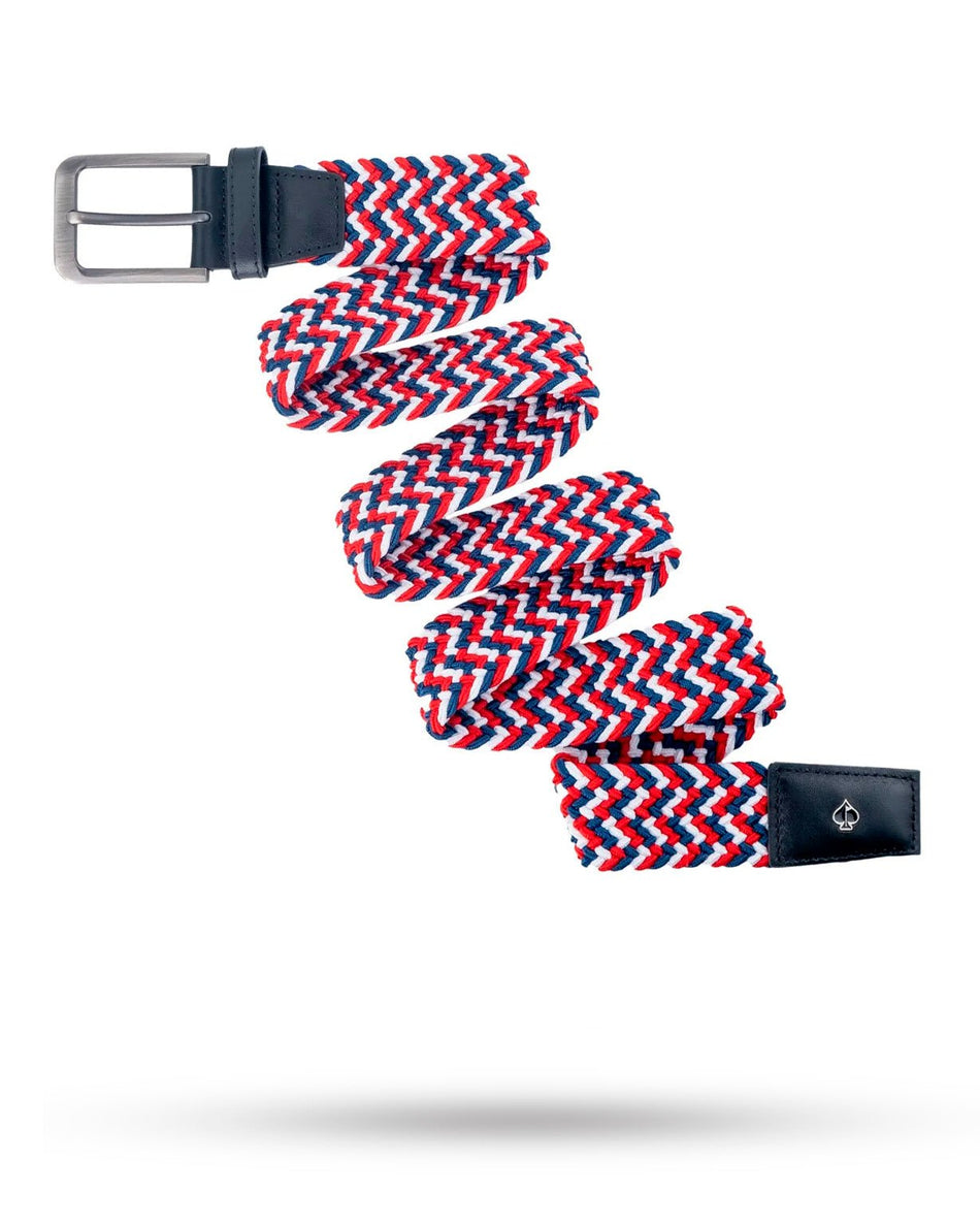 Pins Belt - Red White & Blue - Get Tight Gear