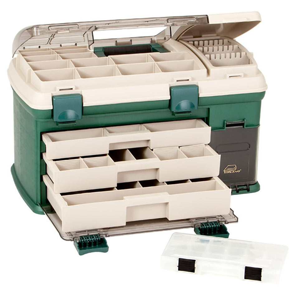 Plano 3 - Drawer Tackle Box XL - Green/Beige - Get Tight Gear