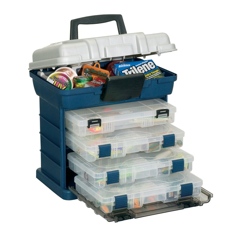 Plano 4 - BY 3600 StowAway Rack System - Blue/Silver - Get Tight Gear