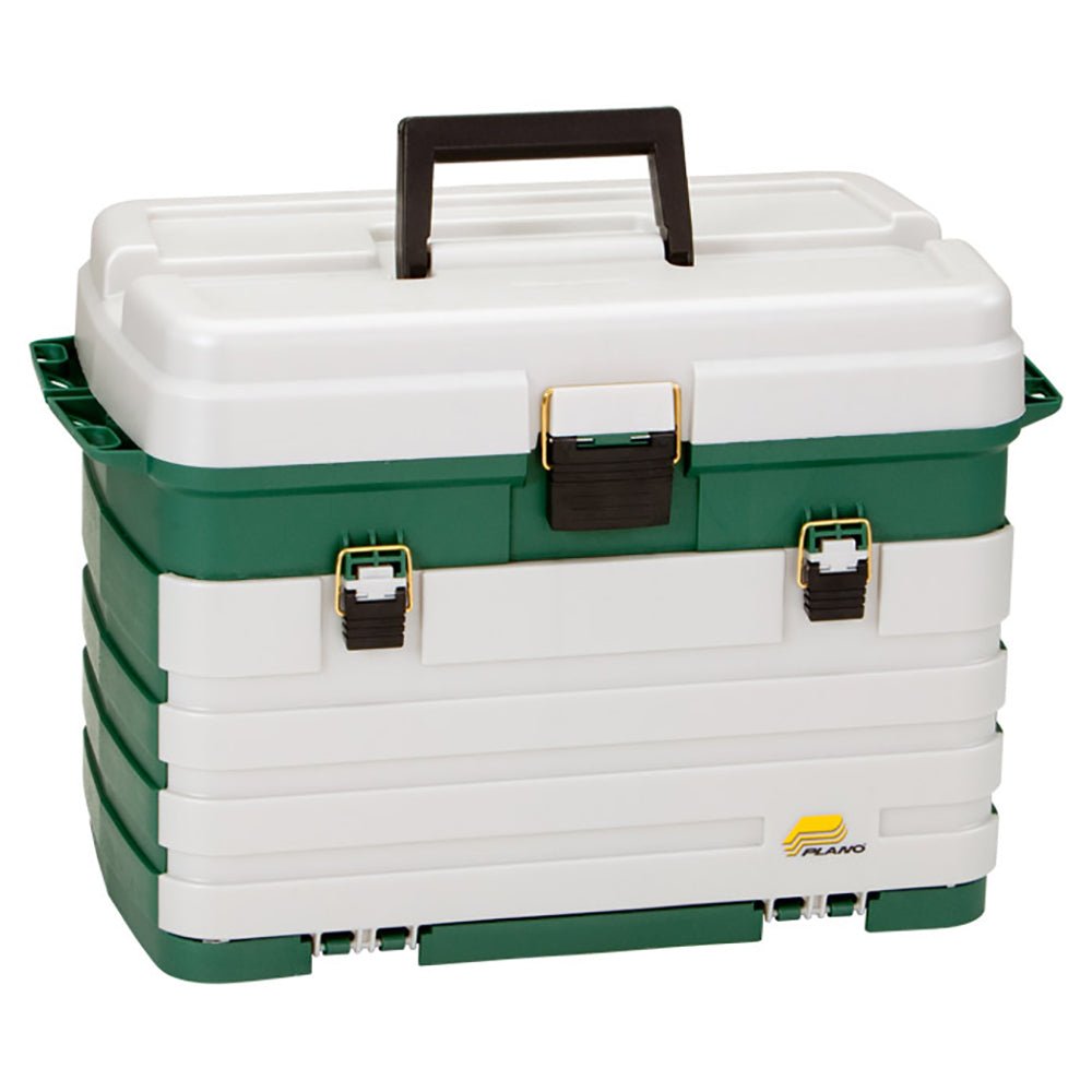 Plano 4 - Drawer Tackle Box - Green Metallic/Silver - Get Tight Gear