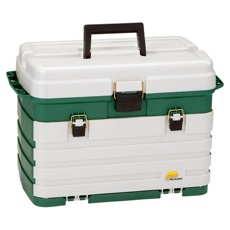 Plano 4 - Drawer Tackle Box - Green Metallic/Silver - Get Tight Gear