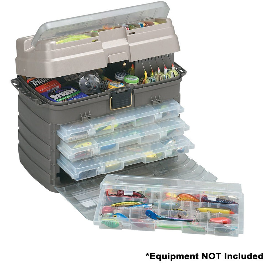 Plano Guide Series Original Stowaway Rack System 3700 - Graphite/Sandstone - Get Tight Gear