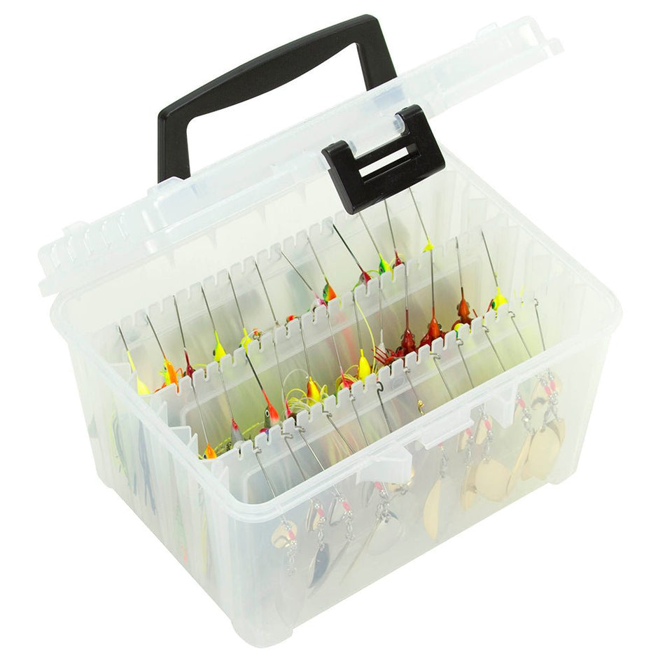 Plano Hydro - Flo Spinnerbait Box - Clear - Get Tight Gear
