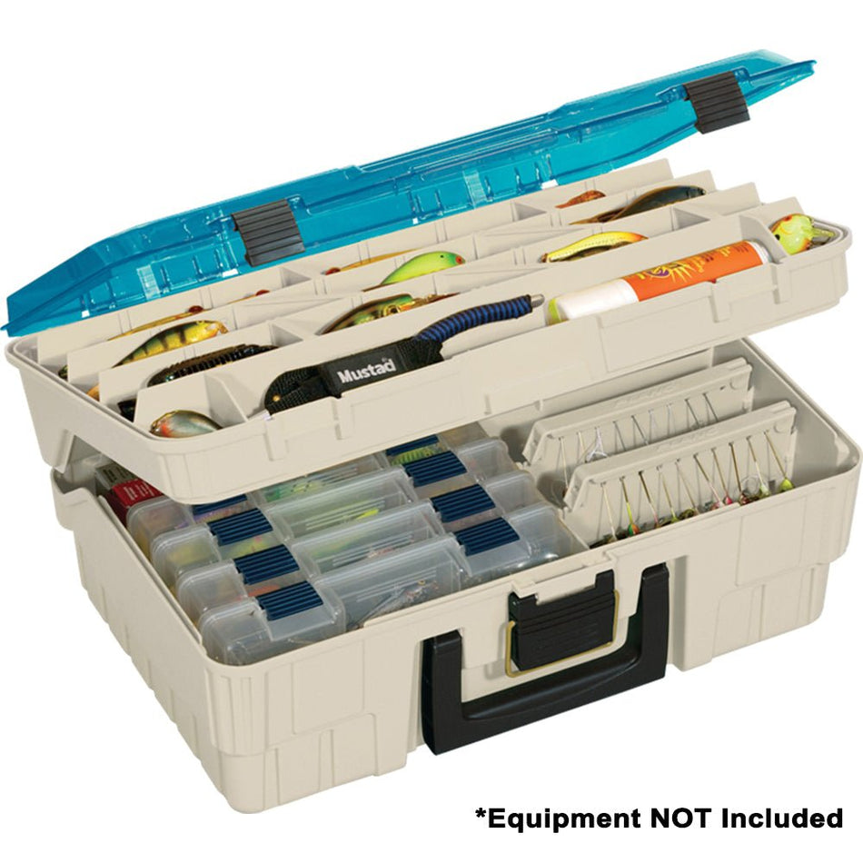 Plano Two - Tier Magnum Satchel XL - Beige/Blue - Get Tight Gear