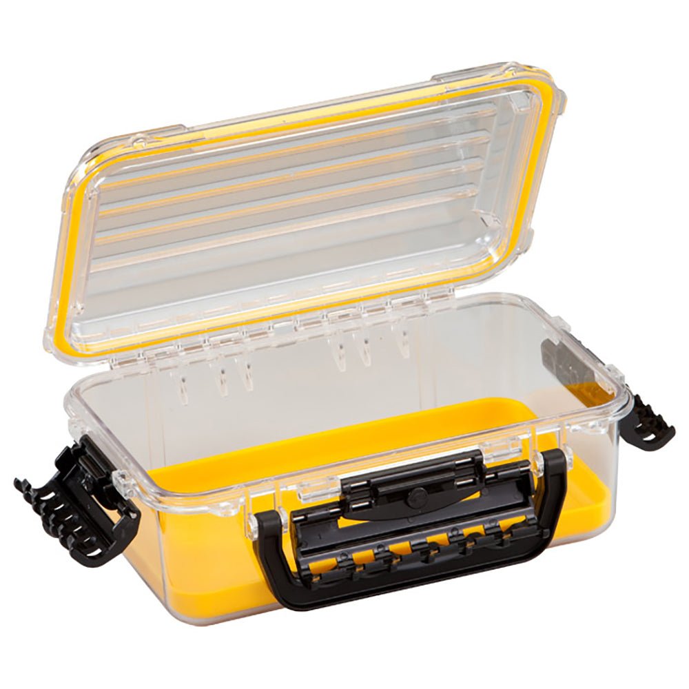 Plano Waterproof Polycarbonate Storage Box - 3600 Size - Yellow/Clear - Get Tight Gear