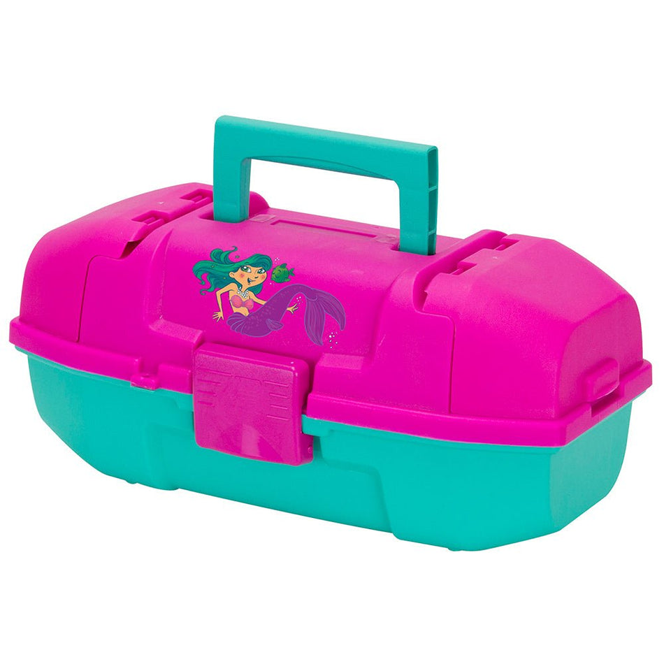 Plano Youth Mermaid Tackle Box - Pink/Turquoise - Get Tight Gear