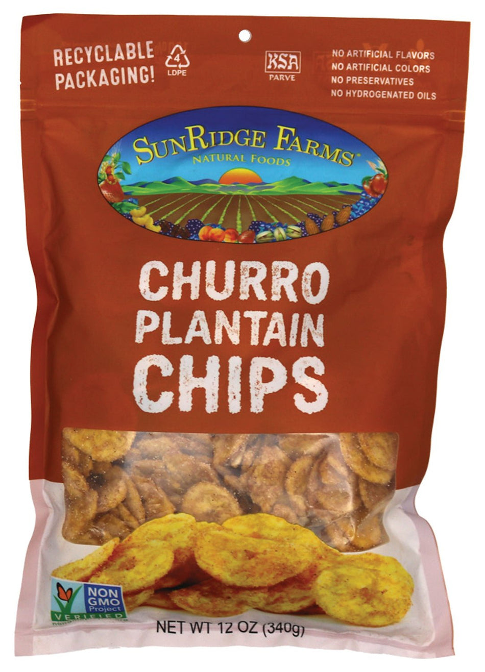 Plantain Chips, Churro 12 Oz - Get Tight Gear
