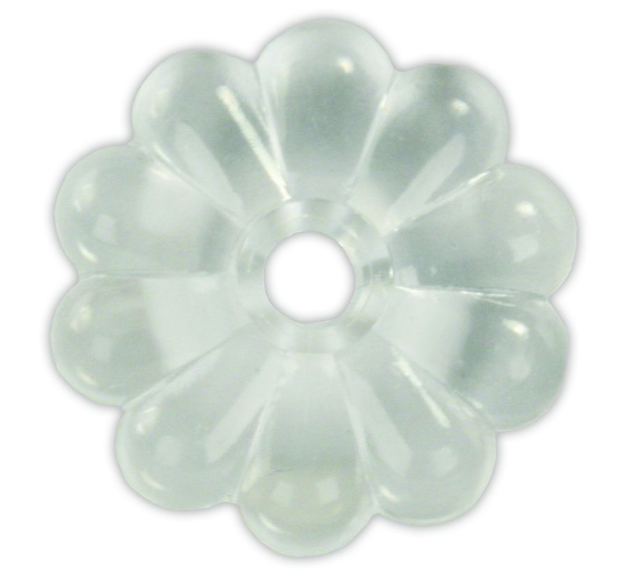 PLASTIC ROSETTES CLEAR - Get Tight Gear