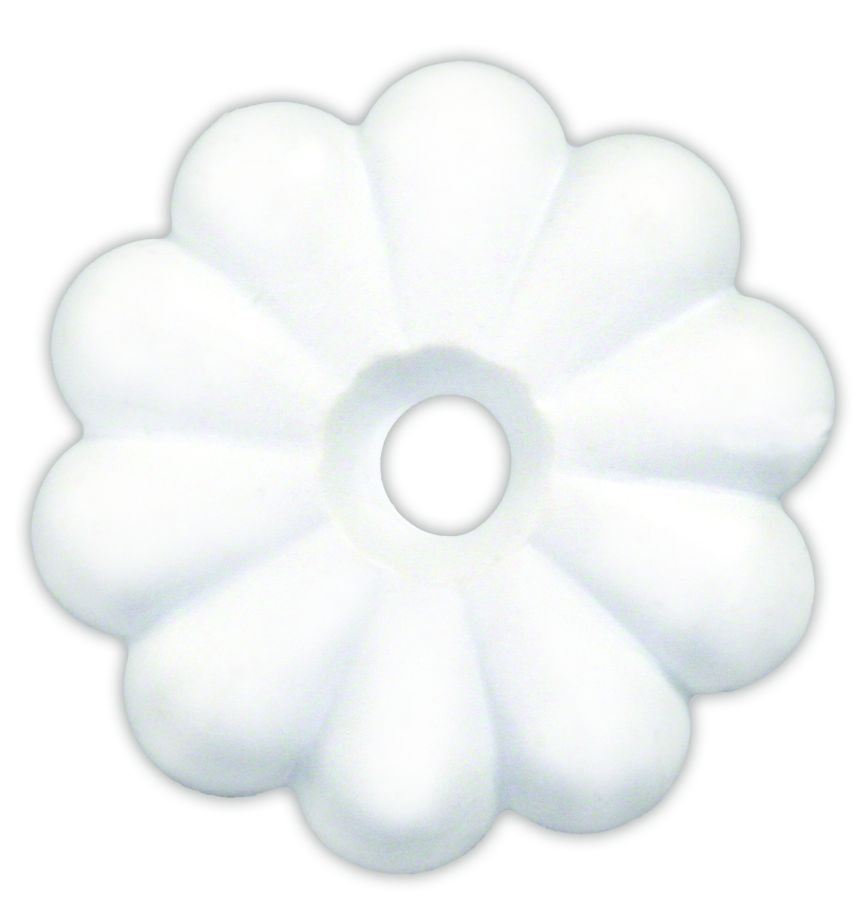 PLASTIC ROSETTES WHT - Get Tight Gear