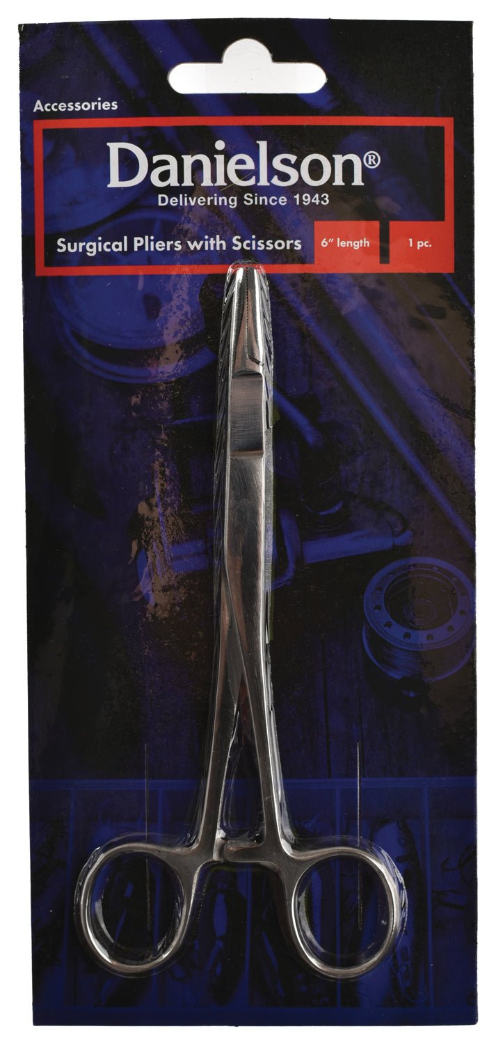 Plier Hemostat W/Scissors 6" - Get Tight Gear