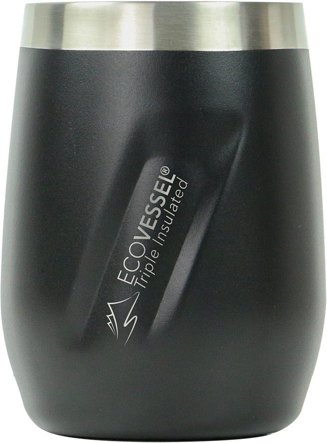 PO Rt Wine Tumbler 10 Oz. Black - Get Tight Gear