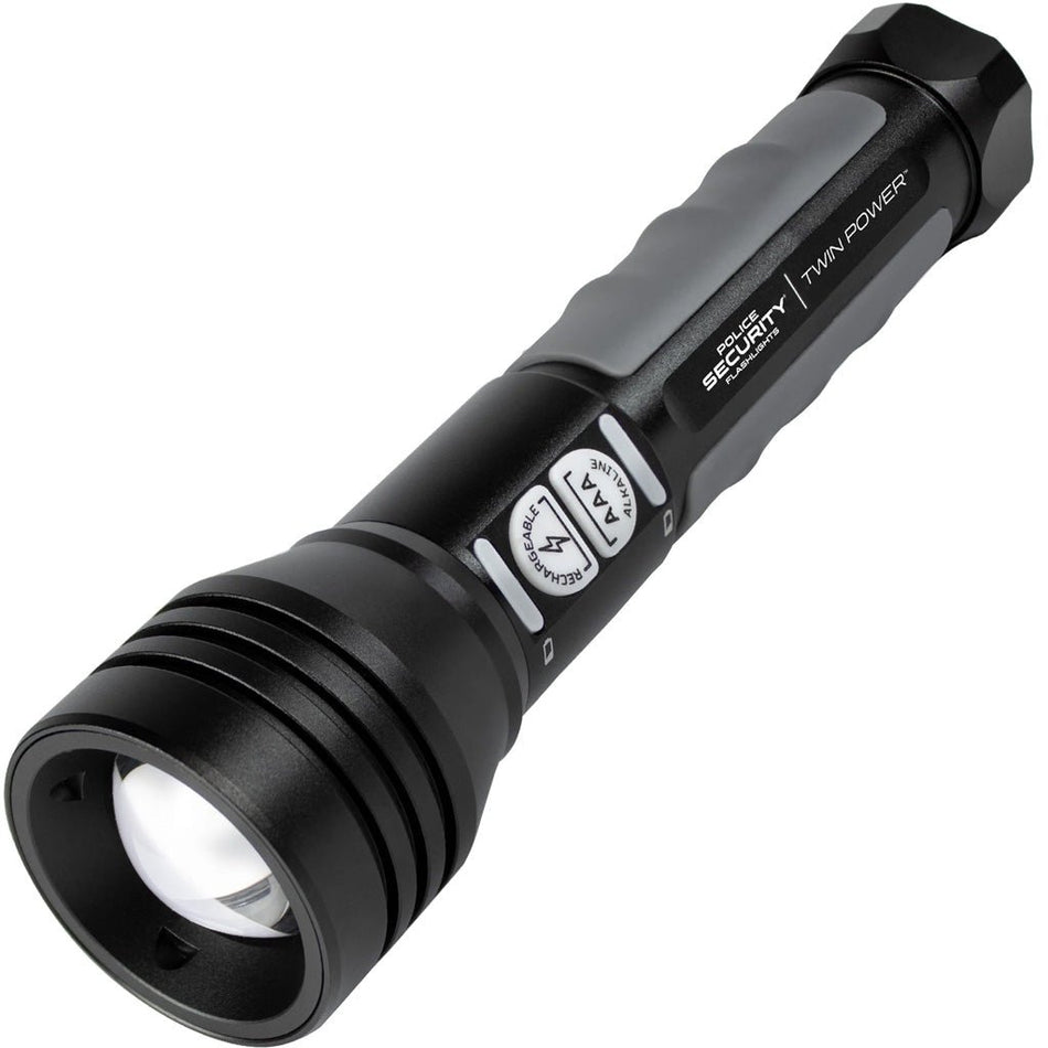 Police Security Twin Power Flashlight 600 Lumen - Get Tight Gear