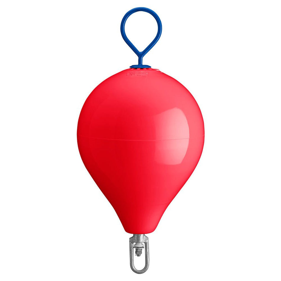 Polyform 17" CM Mooring Buoy w/Steel Iron - Red - Get Tight Gear