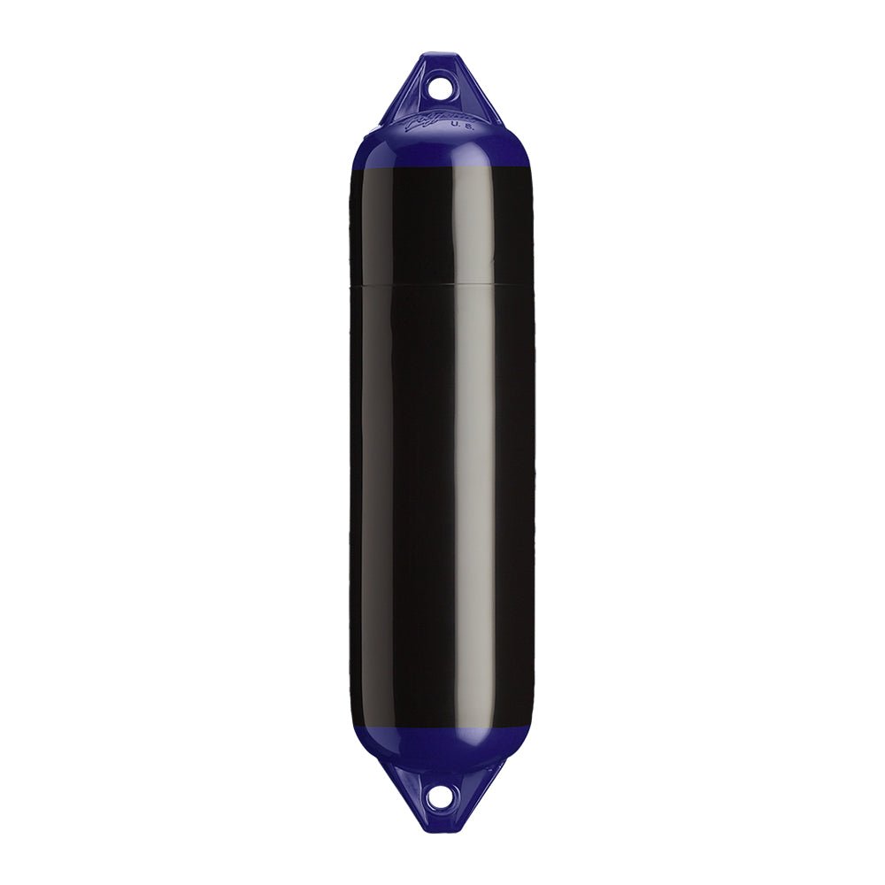 Polyform F - 1 Twin Eye Fender 6" x 24" - Black - Get Tight Gear