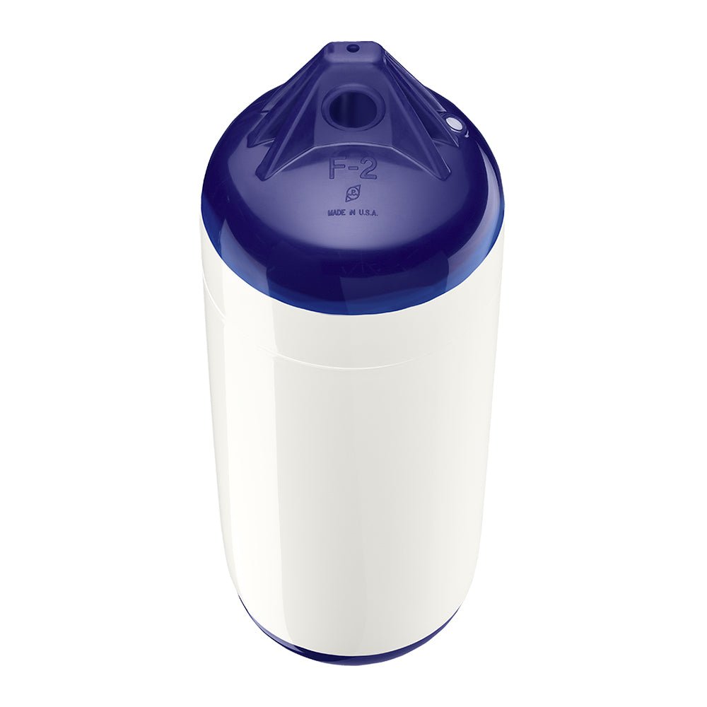 Polyform F - 2 Twin Eye Fender 8.2" x 25" - White - Get Tight Gear