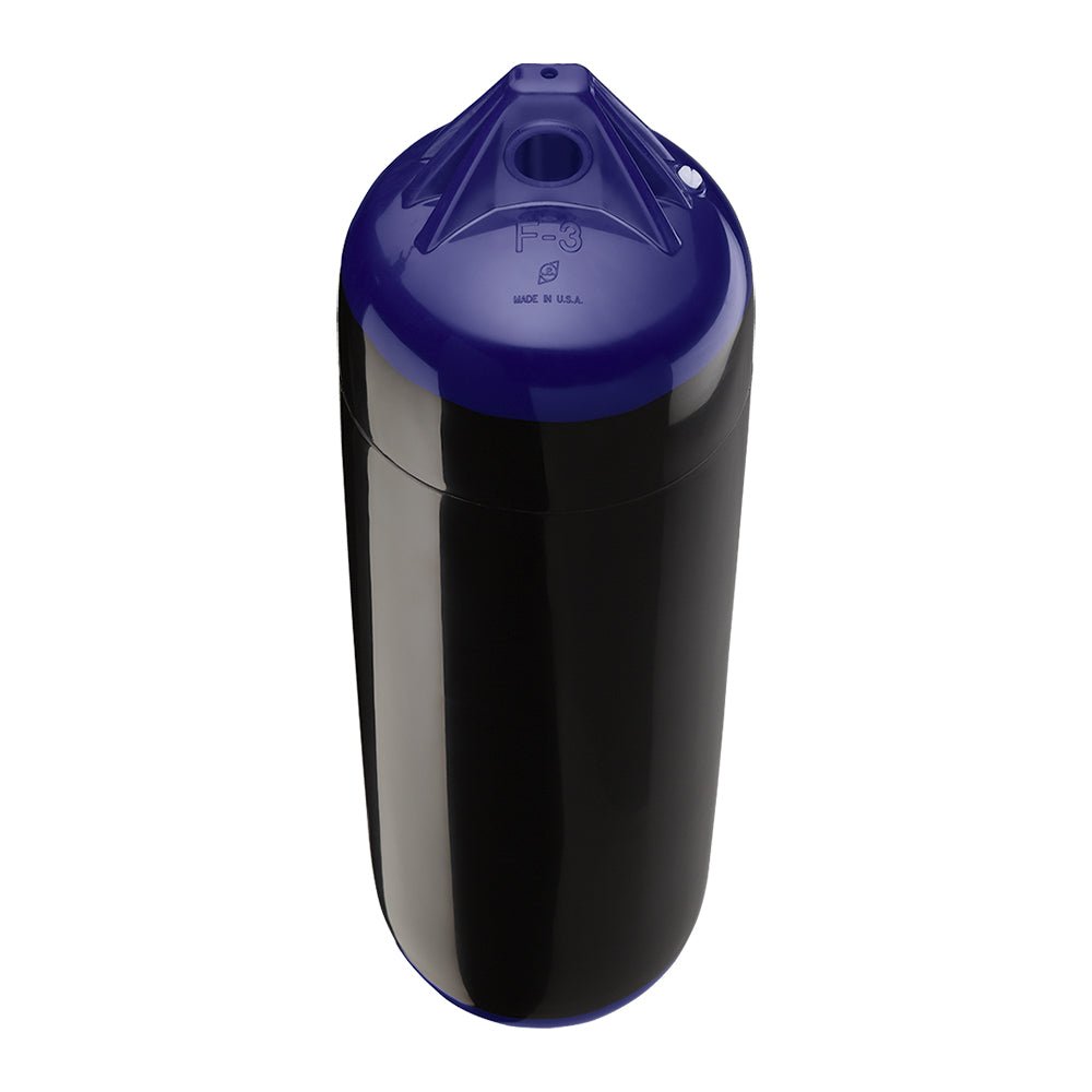 Polyform F - 3 Twin Eye Fender 8.2" x 30" - Black - Get Tight Gear