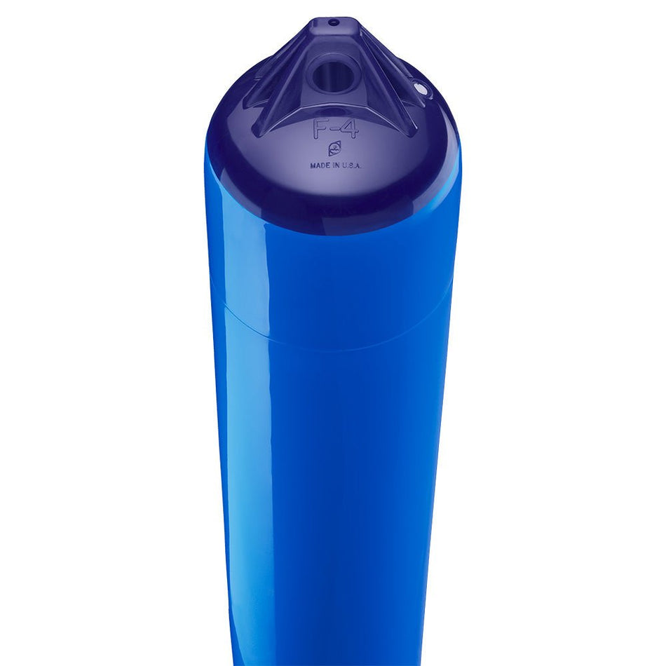 Polyform F - 4 Twin Eye Fender 8.5" x 40.5" - Blue - Get Tight Gear