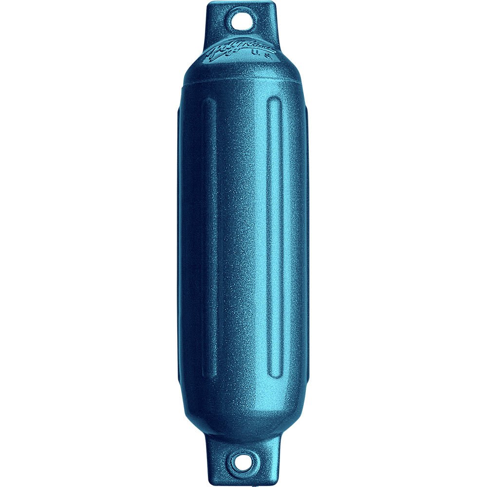 Polyform G - 1 Twin Eye Fender 3.5" x 12.8" - Metallic Blue - Get Tight Gear